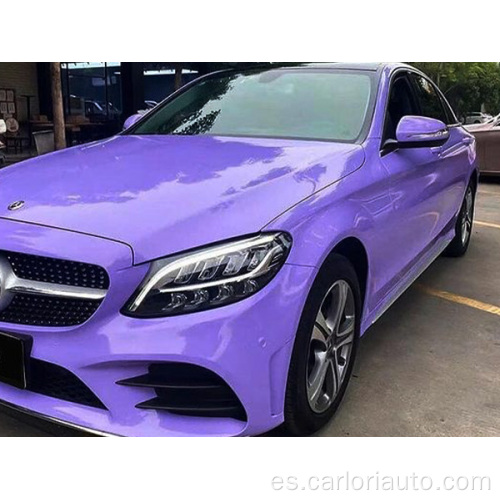 Envoltura de vinilo de coche brillante púrpura